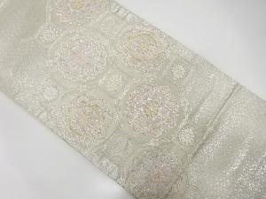 アンティーク 花蜀江模様織り出し袋帯(材料)